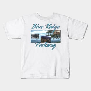 Blue Ridge Parkway Kids T-Shirt